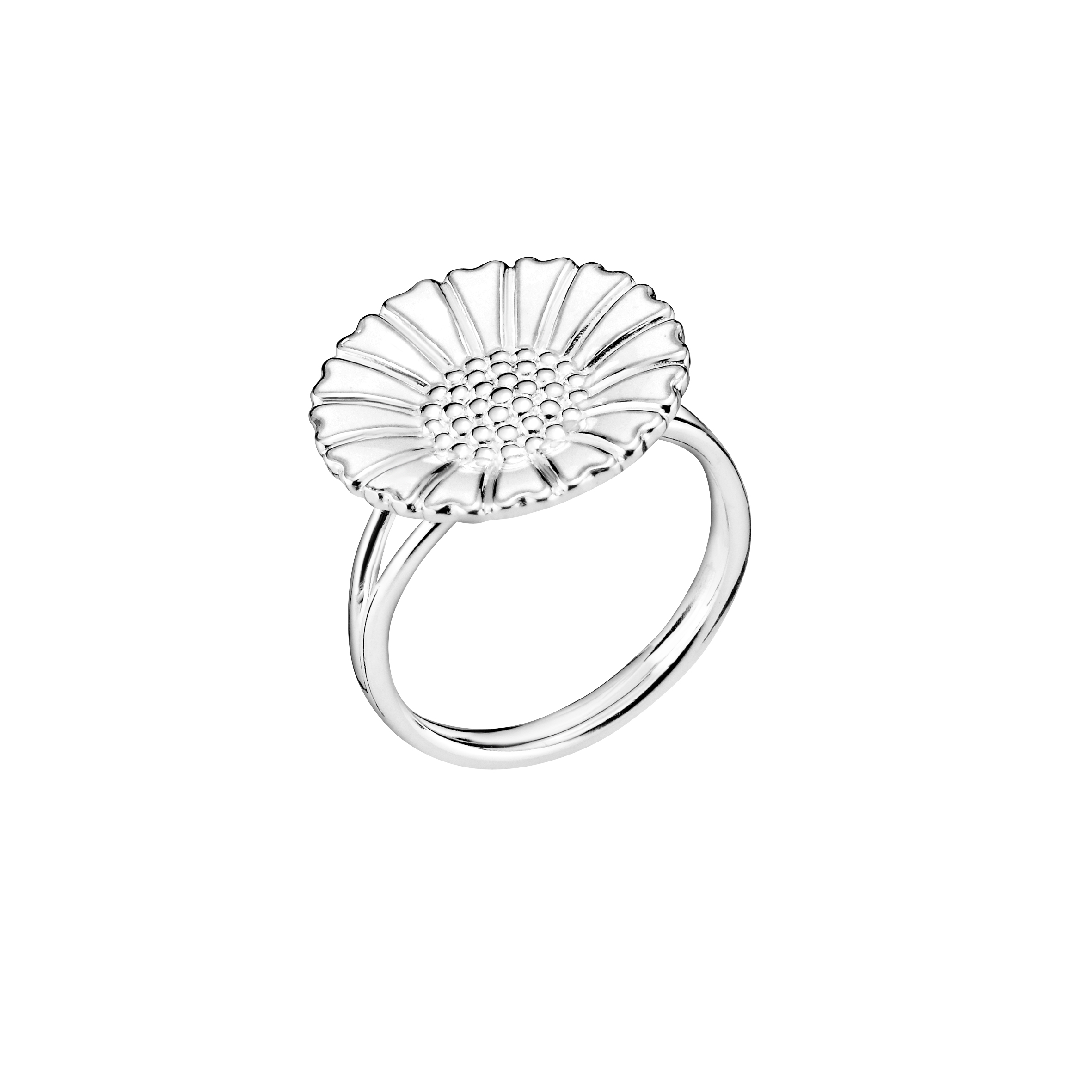 Marguerit Ring 18mm 24 kt Forgyldt - Billede 4