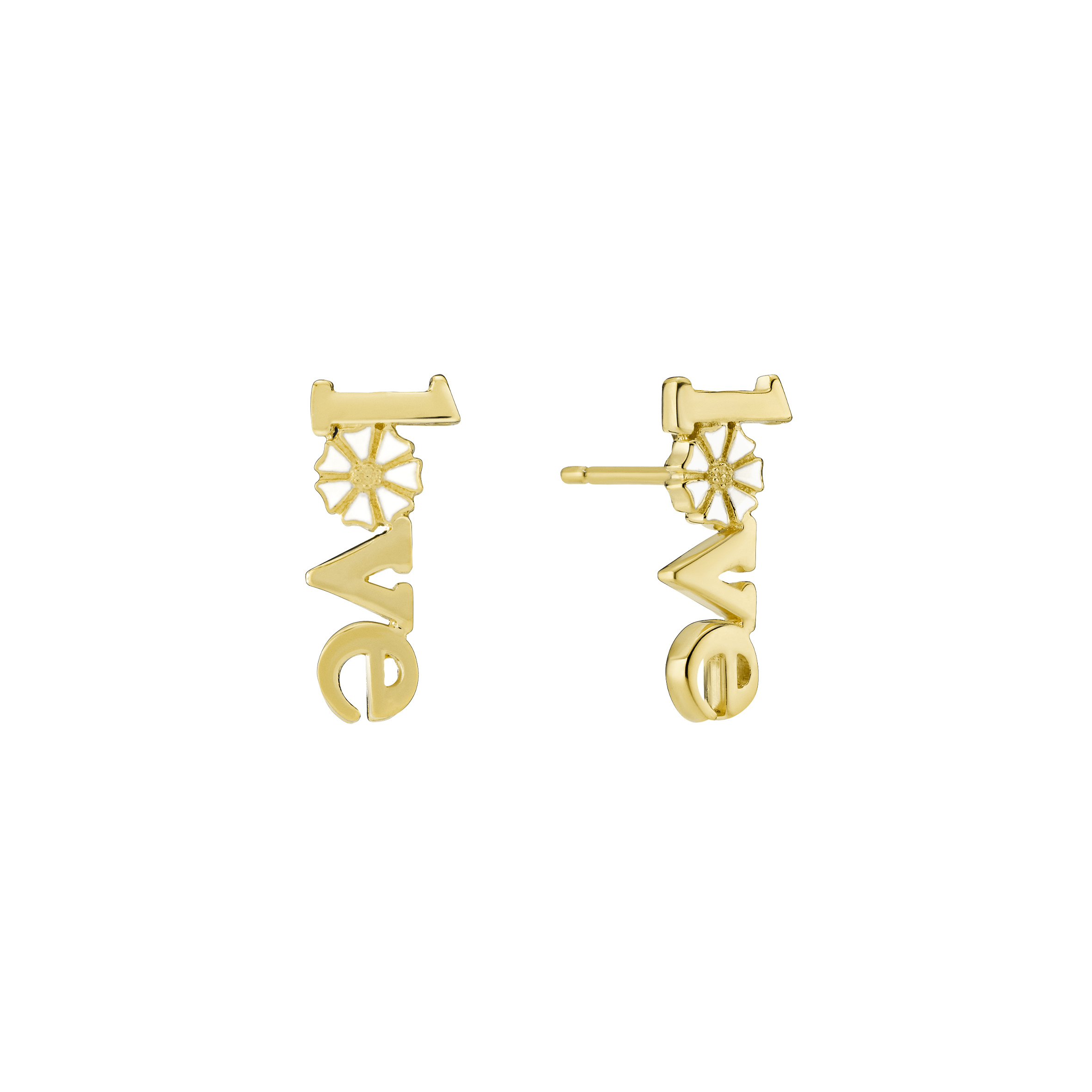 Marguerit ørestik 5 mm Love