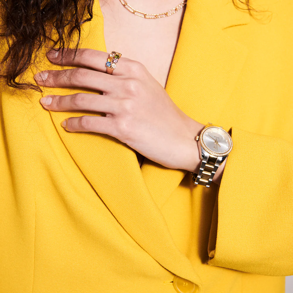 Sif Jakobs Jewellery Ur Valeria Stainless Steel Silver & Gold - Billede 3